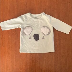🍓3/$10 Next Baby Mint Green Long Sleeve Tee size 0-3m